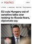 «ЕС исключил Венгрию из деликатных переговоров из-за опасений по поводу утечек информации в Россию»: Недоверие Евросоюза к Будапешту достигло апогея