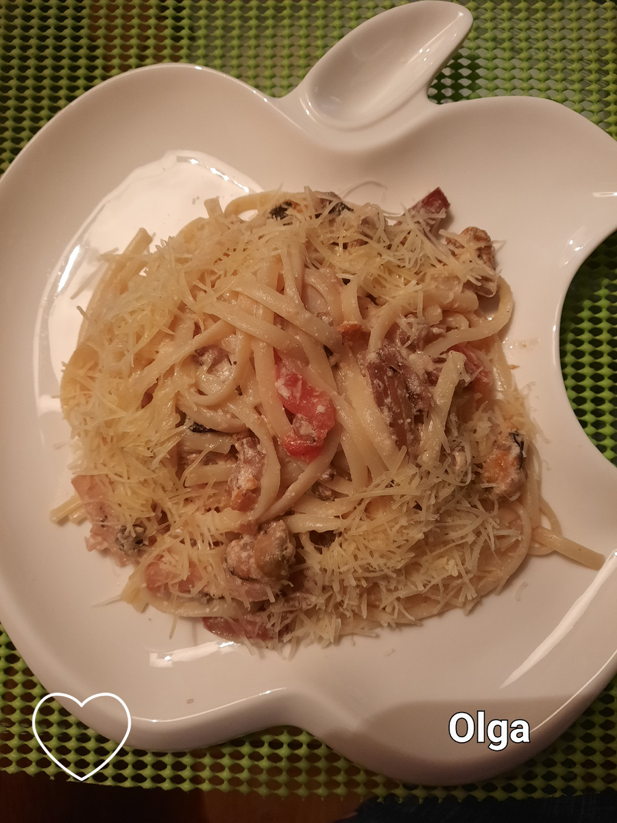 Нежное спагетти с морепродуктами: быстро и вкусно