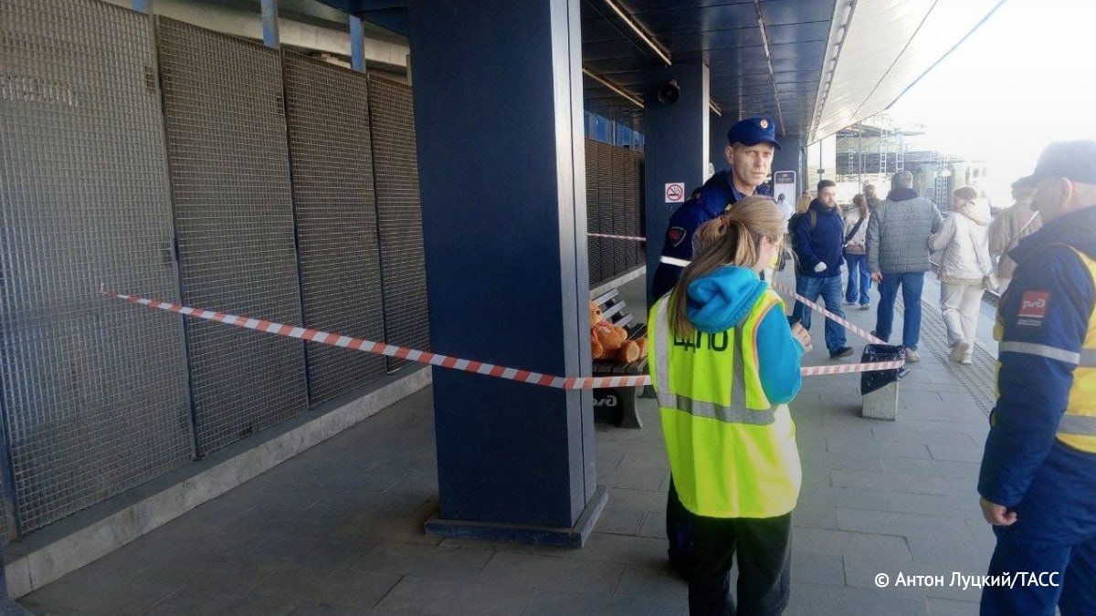 На станции МЦД "Ховрино" оцеплен участок из-за подозрительной игрушки, передает корреспондент ТАСС На станции МЦД "Ховрино" оцеплен участок из-за подозрительной игрушки, передает корреспондент ТАСС