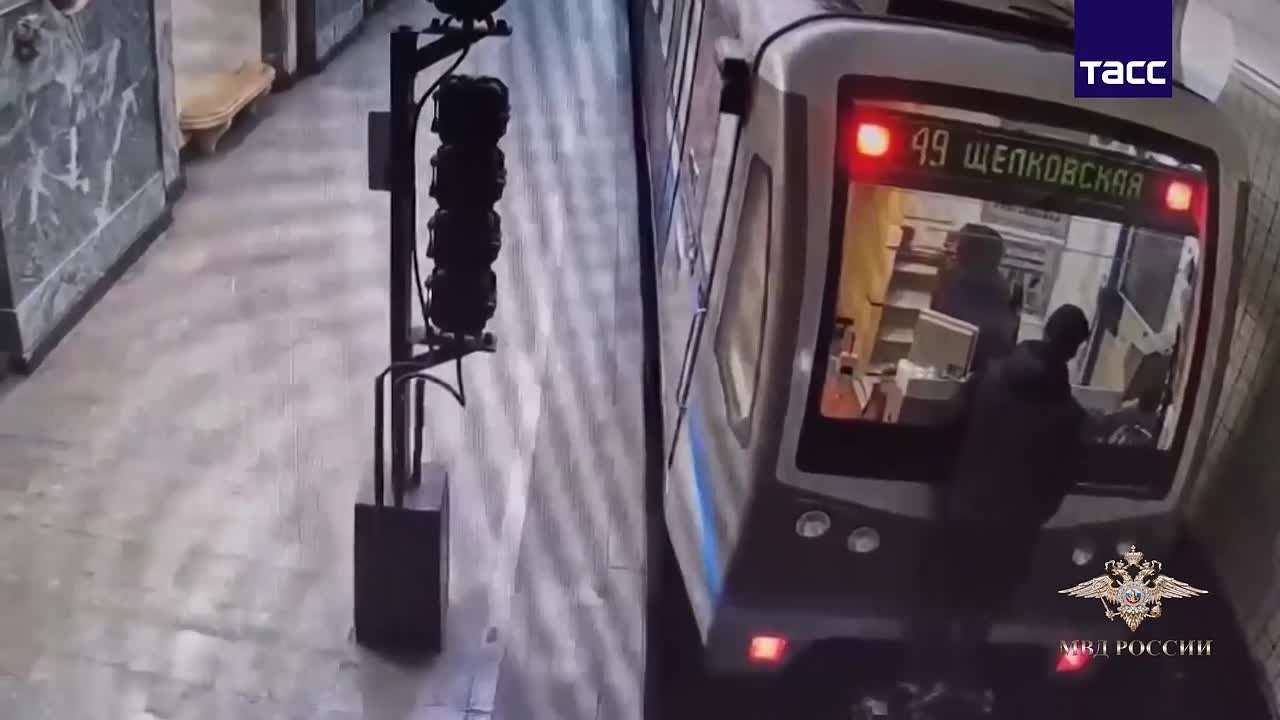 Москвича арестовали на 10 суток за проезд на сцепке вагона метро со станции "Курская" до "Площади Революции", сообщили в МВД