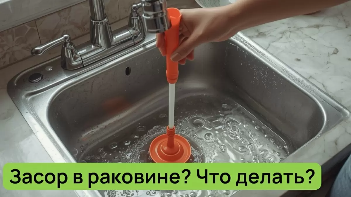 Как избавиться от засора в раковине: простые методы