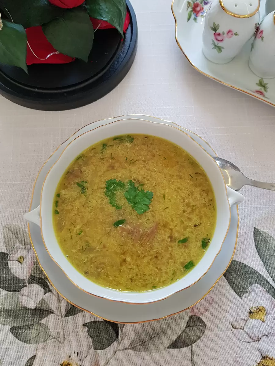 Чем удивить гостей: традиционный суп чихиртма с бараниной