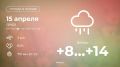 Доброе утро! Сегодня днем в столице ожидается небольшой дождь