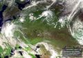 Летняя жара пришла в Москву — съёмка спутников Роскосмоса