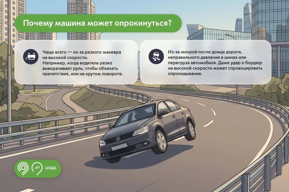 Аварии с опрокидыванием транспорта случаются все реже Аварии с опрокидыванием транспорта случаются все реже