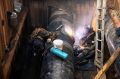 Строительство газопровода на Новоясеневском проспекте выполнено наполовину