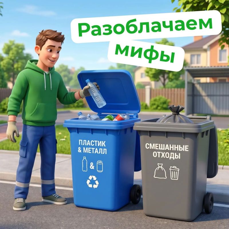 3 главных мифа о сортировке мусора