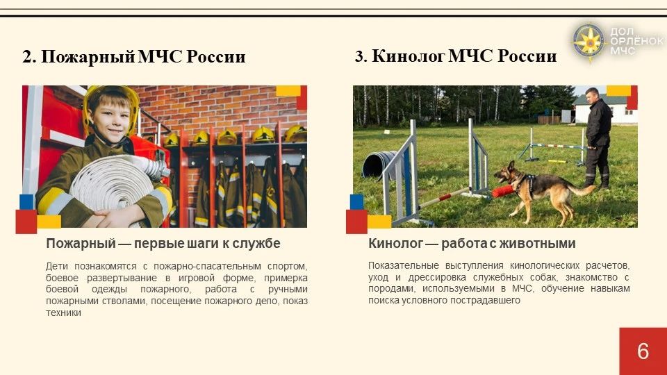 Лето с МЧС России. Детская оздоровительная кампания проводится в лагере «Орленок» на следующих площадках: 1 Лето с МЧС России. Детская оздоровительная кампания проводится в лагере «Орленок» на следующих площадках: 1