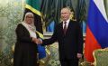 Президент России Владимир Путин провел переговоры с президентом Танзании Самией Сулуху Хассан в Москве
