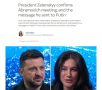 Зеленский признал, что встречался с Абрамовичем и передавал «послание» Путину