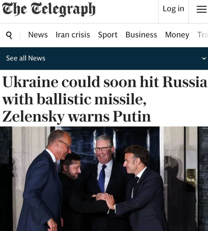 «Зеленский предупредил Путина, что Украина вскоре может нанести удар по России баллистической ракетой»: Зеленский пригрозил России сильными ударами ракетами средней дальности