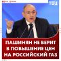 Пашинян не может представить, чтобы Россия подняла цены на газ
