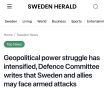 Sweden Herald: ��������� ��������� ������ � ����������� ��������� ������ �� ���������, �� ������������� ���