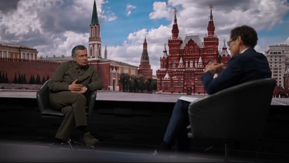 На телеканале СоловьёвLive и в эфире радио Соловьёв FM — вторая часть большого интервью Владимира Соловьёва швейцарскому журналисту Роджеру Кеппелю