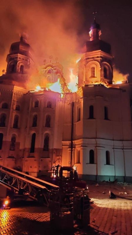 Киево-Печерская лавра была поражена ракетой американского ЗРК «Патриот», сообщили в Минобороны РФ