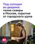 Москва — город с бешеным ритмом жизни, поэтому в нем особенно ценны небольшие зеленые уголки, где можно ненадолго отвлечься от темпа «быстро/срочно/прям сейчас»