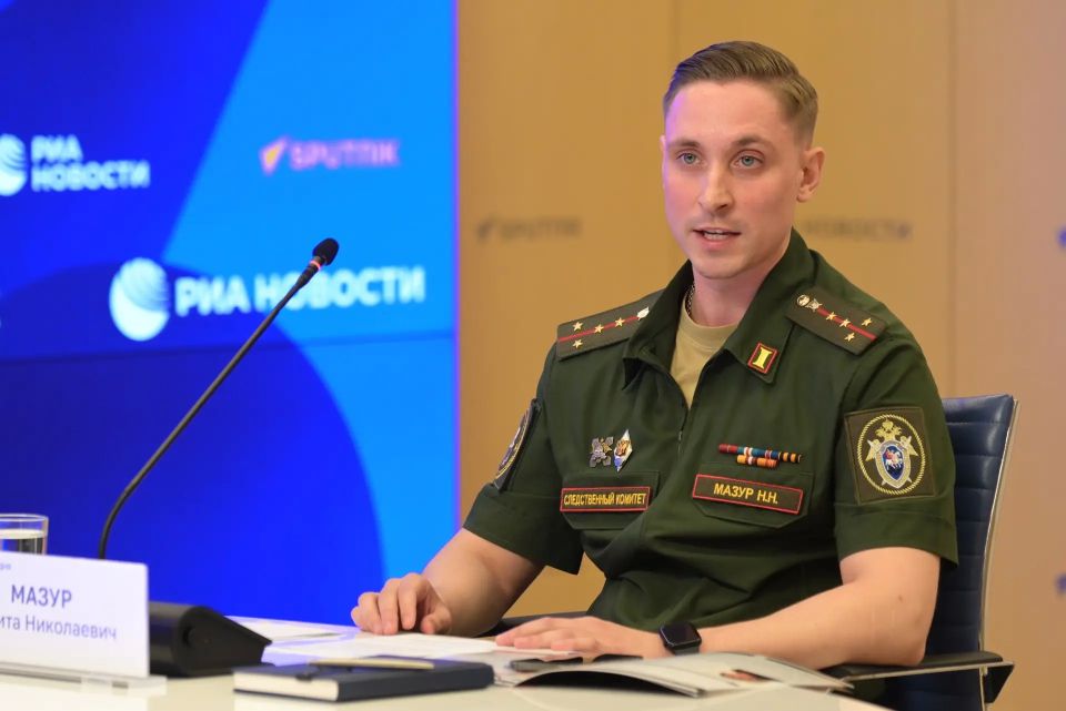 Сотрудник ГВСУ СК России выступил с докладом на пресс-конференции Международного общественного трибунала по преступлениям украинских неонацистов Сотрудник ГВСУ СК России выступил с докладом на пресс-конференции Международного общественного трибунала по преступлениям украинских неонацистов