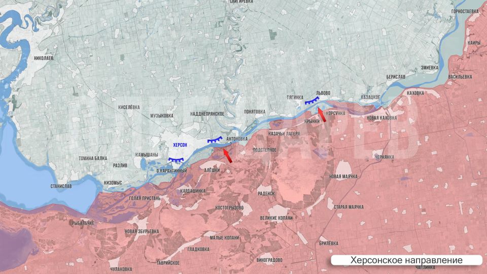 Олег Царёв: Фронтовая сводка 18 июня. На Херсонском участке ВС РФ вскрыли подготовку десантной операции ВСУ и уничтожили ангары с техникой, понтонное оборудование и лодки Олег Царёв: Фронтовая сводка 18 июня. На Херсонском участке ВС РФ вскрыли подготовку десантной операции ВСУ и уничтожили ангары с техникой, понтонное оборудование и лодки