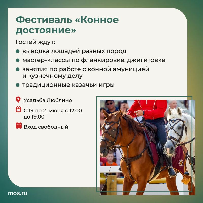 Чем заняться в ближайшие выходные? Вас ждут различные мероприятия: концерт симфонического оркестра, выставка-пристройство пушистиков, театрализованные выводки лошадей и многое другое Чем заняться в ближайшие выходные? Вас ждут различные мероприятия: концерт симфонического оркестра, выставка-пристройство пушистиков, театрализованные выводки лошадей и многое другое