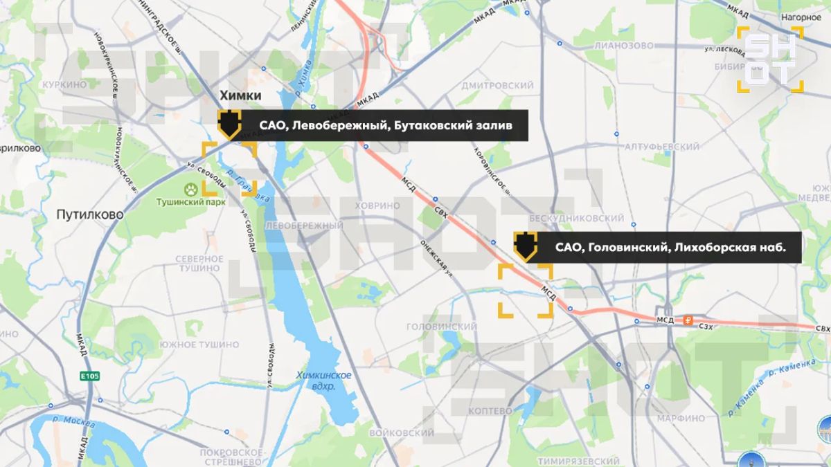 Два тела в водоёмах обнаружены за день на севере Москвы