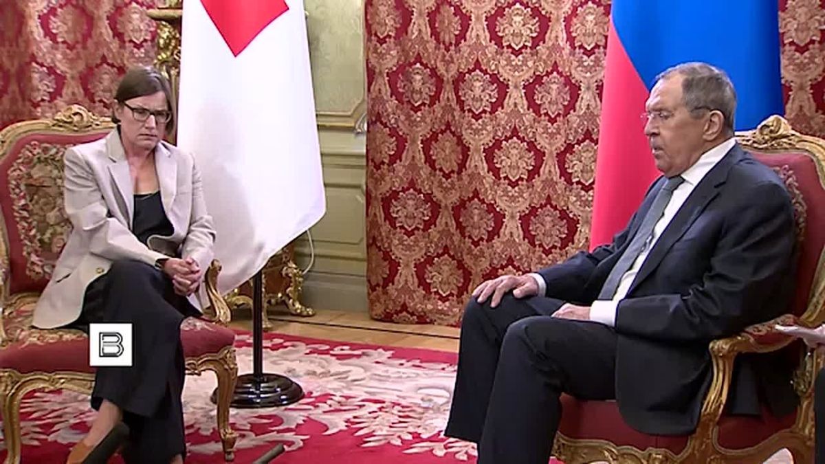 Глава МИД Сергей Лавров встретился в Москве с Мирьяной Сполярич, с октября 2022 года возглавляющей Международный комитет Красного Креста