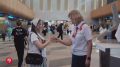 В Москве опять жарко! Продолжаем раздавать бесплатную воду для комфорта пассажиров