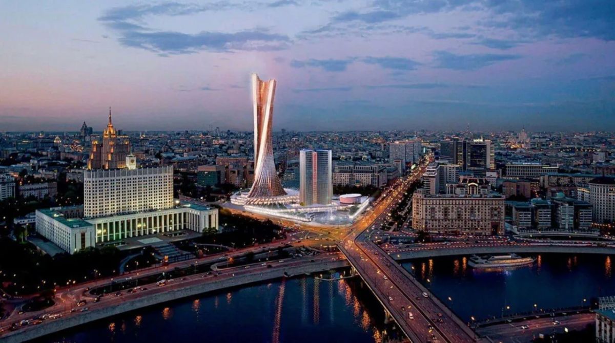 В Москве показали будущий небоскреб на Новом Арбате