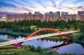 Велопешеходный мост в сторону парка "Фили" строят с минимальным количеством опор