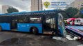 В результате ДТП на Нижегородской улице водитель автобуса оказался зажат в кабине