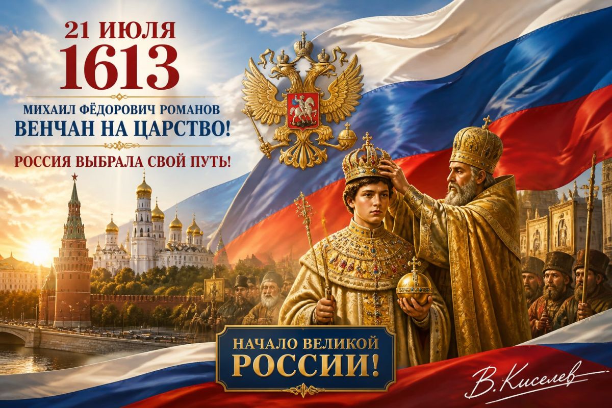 Виталий Киселев: 21 июля 1613 года. День, когда Россия выбрала свой путь и начала восхождение к величию