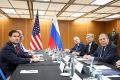 Лавров на встрече с Рубио в Маниле довел до американского коллеги информацию о реальном положении дел на линии боевого соприкосновения, а также акцентировал недопустимость дальнейшей накачки киевского режима вооружениями...