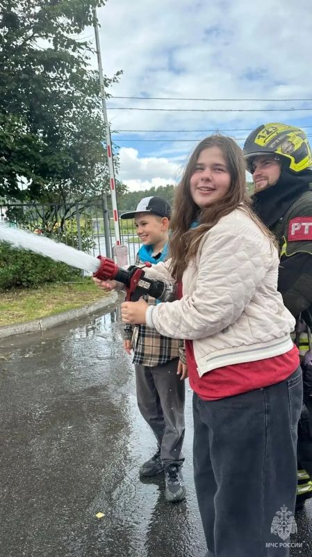 Урок безопасности в пожарной части