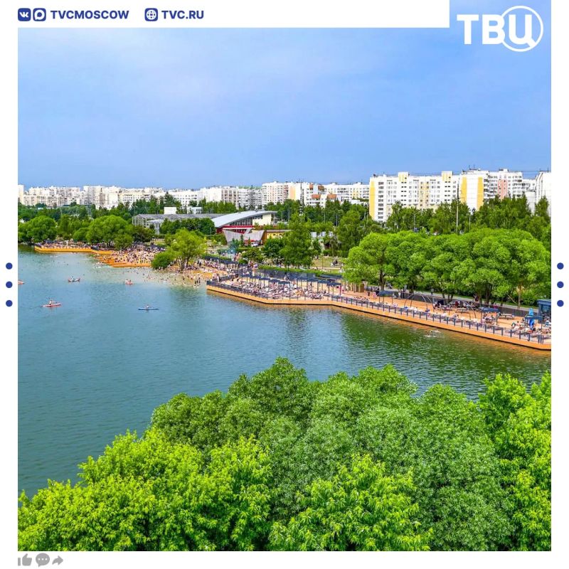 Мини-курорт появился в этом сезоне в парке «Южное Бутово»