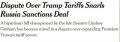 The New York Times:Разногласия по поводу тарифов Трампа сорвали соглашение о санкциях против России