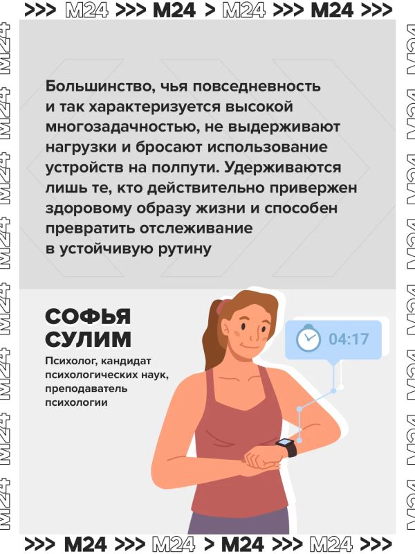 Россияне всё чаще отказываются от фитнес-трекеров и умных часов Россияне всё чаще отказываются от фитнес-трекеров и умных часов