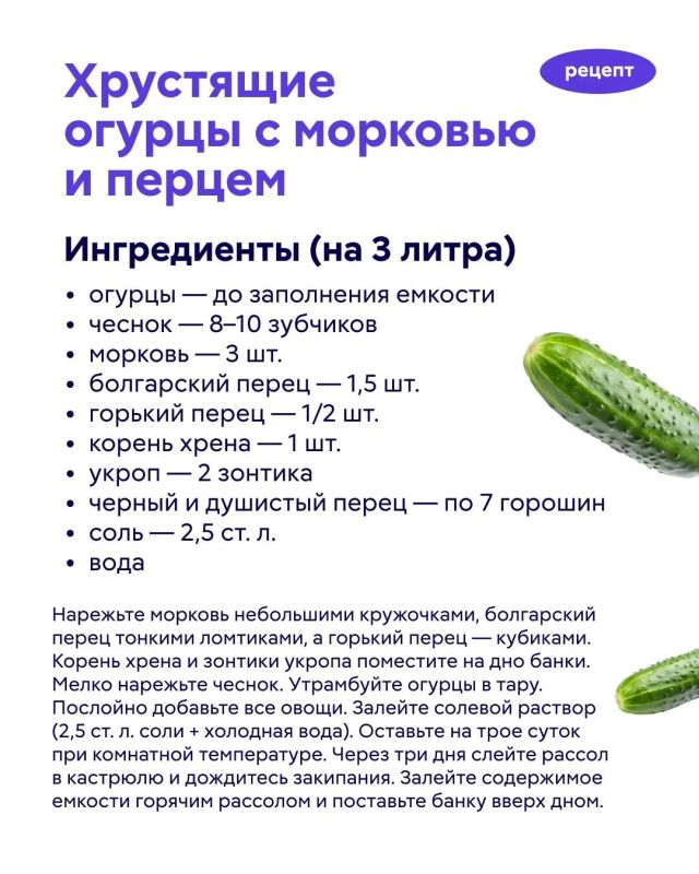 Аромат соленых или маринованных огурчиков способен вернуть ощущение лета даже в зимний день Аромат соленых или маринованных огурчиков способен вернуть ощущение лета даже в зимний день