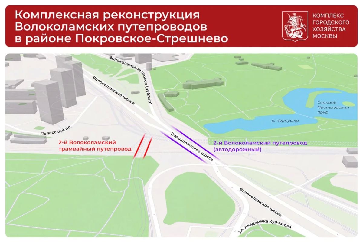 В столице продолжают развивать транспортную инфраструктуру: в районе Покровское-Стрешнево реконструируют два путепровода над путями Рижского направления Московской железной дороги В столице продолжают развивать транспортную инфраструктуру: в районе Покровское-Стрешнево реконструируют два путепровода над путями Рижского направления Московской железной дороги