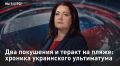 — СМОТРЕТЬ. Два покушения и теракт на пляже: хроника украинского ультиматума Противник атаковал пляж в Архипо-Осиповке: погибли 7 человек, 58 пострадали