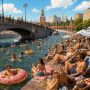 Москва-река превратилась в Черное море — вода там прогрелась до курортных значений