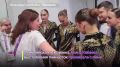 Момент российского национального триумфа в художественной гимнастике: кадры награждения наших спортсменок, накануне ставших чемпионками мира в командном многоборье
