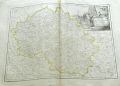 Карта Московской губернии из 10 уездов, Российский Атлас, 1800 год