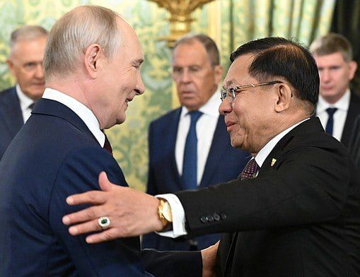 Президент Российской Федерации Владимир Путин встретился в Кремле с Президентом Республики Союз Мьянма Мин Аун Хлайном, прибывшим в Россию с официальным визитом (18 августа 2026 года) Президент Российской Федерации Владимир Путин встретился в Кремле с Президентом Республики Союз Мьянма Мин Аун Хлайном, прибывшим в Россию с официальным визитом (18 августа 2026 года)