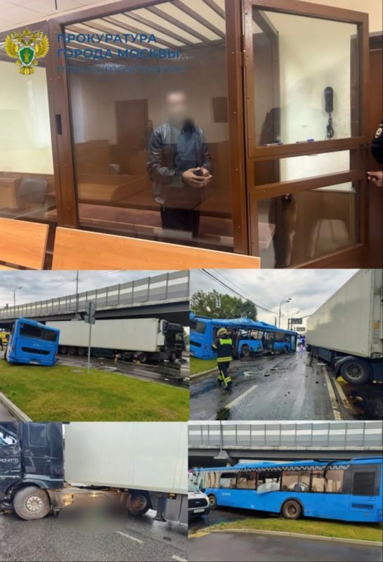 С учетом позиции прокуратуры Северо-Восточного административного округа заключен под стражу участник ДТП с пассажирским автобусом