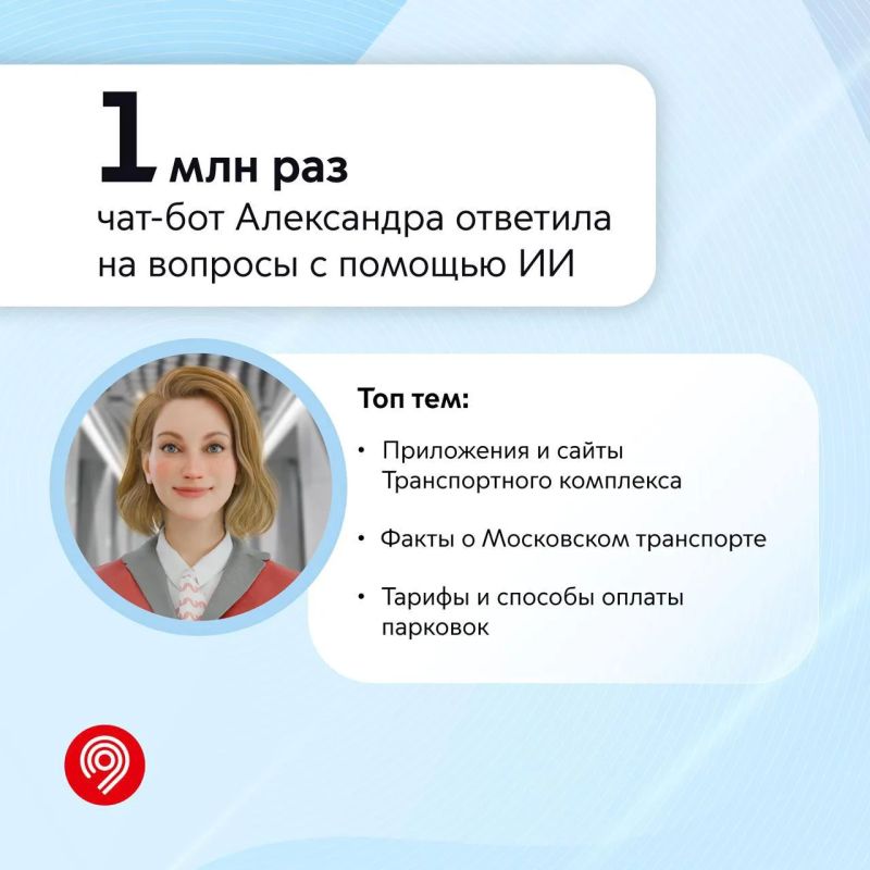 Искусственный интеллект ежедневно помогает пользователям чатбота Александра