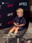 Самая трогательная история в UFC: российский боец Ислам Махачев встретился с трёхлетним сыном соперника