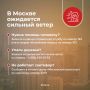 Сегодня в Москве прогнозируют кратковременные дожди и сильный ветер