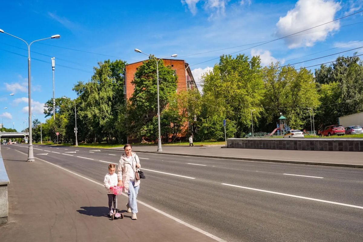 Обновили асфальт на Вяземской улице в #ЗАО Обновили асфальт на Вяземской улице в #ЗАО