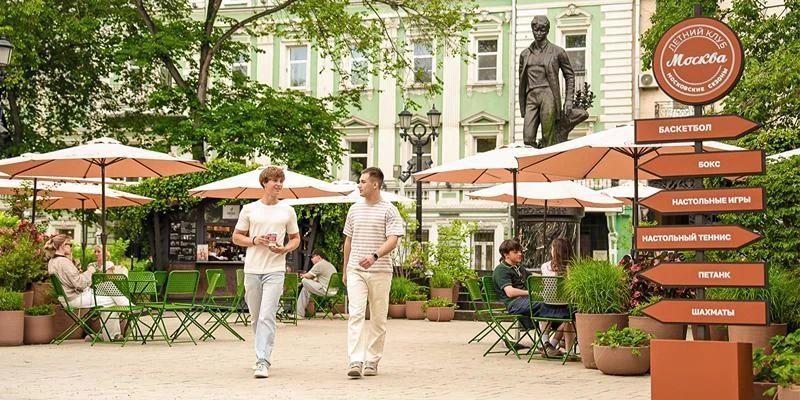 На Тверском бульваре в летнем клубе «Москва» появились новые развлечения