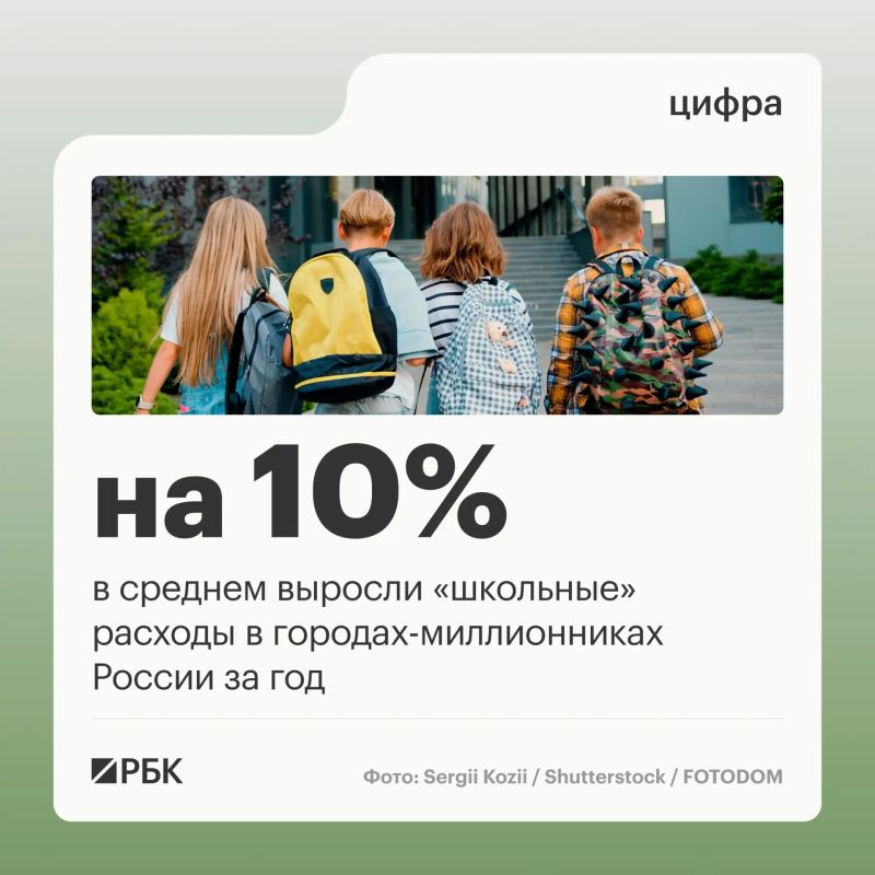 Подготовка ребенка к школе в российских городах-миллионниках в 2026 году обходится родителям в среднем от 15,2 тыс
