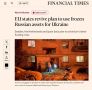 В Евросоюзе снова размышляют о хищении российских замороженных активов — Financial Times